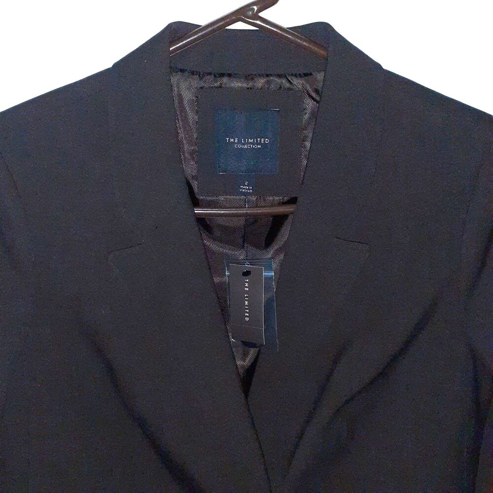 The Limited Blazer Womens 2 xs Brown Career Office Work Jacket Lined Classic new - Picture 6 of 10